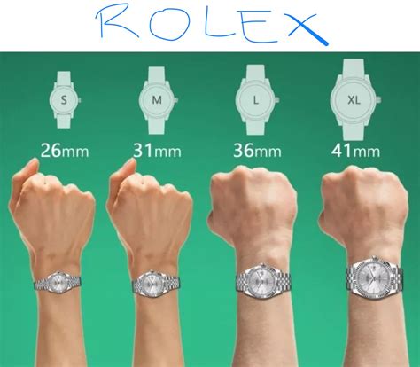 Rolex watch band size